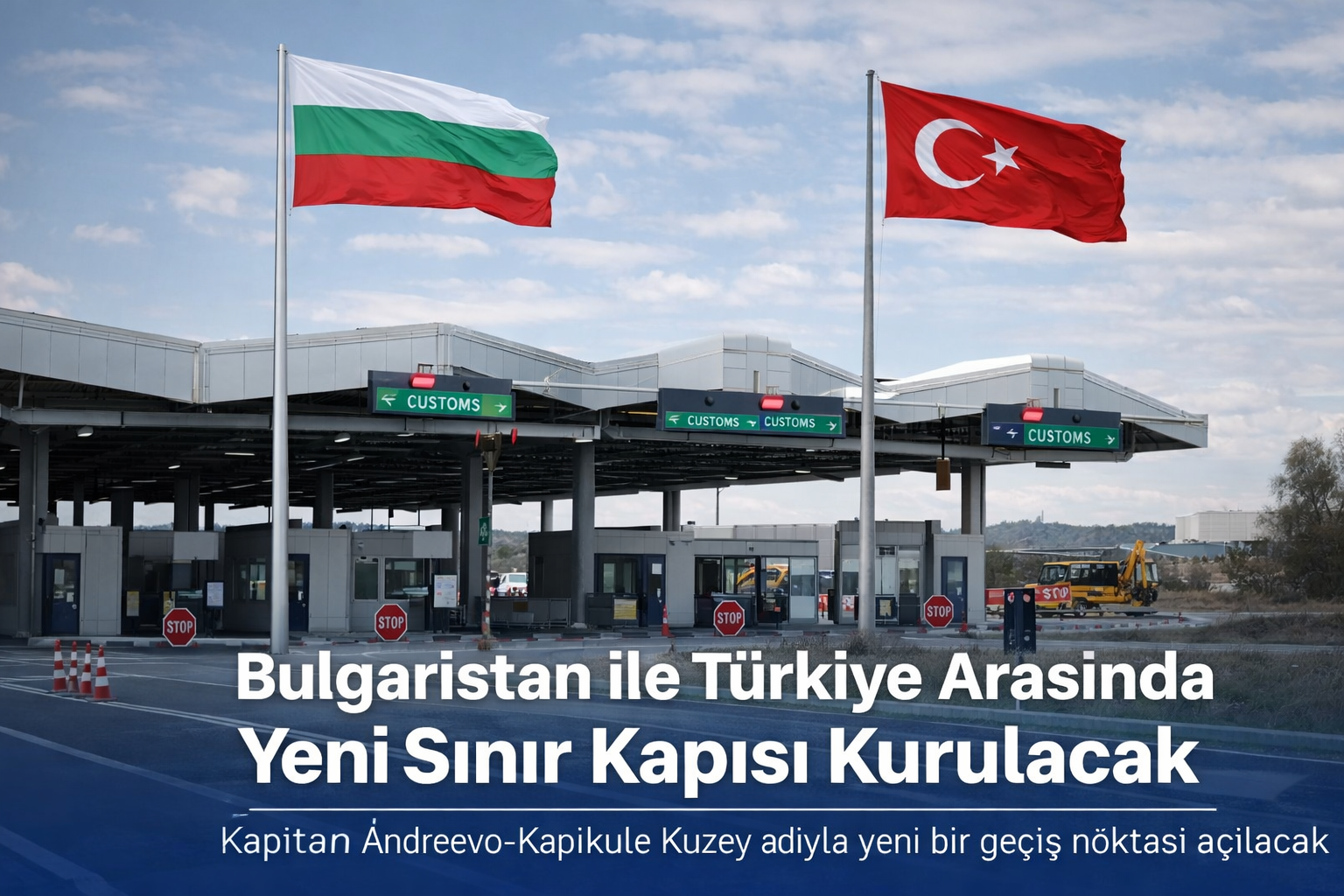 Bulgaristan–Türkiye Hattına Yeni Sınır Kapısı Geliyor